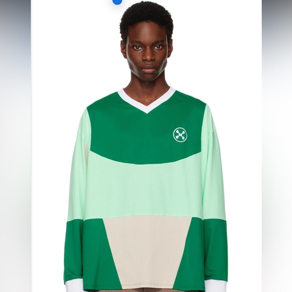 HEAD OF STATE Green Home & Away Long Sleeve T-Shirt - Picture 2 of 7